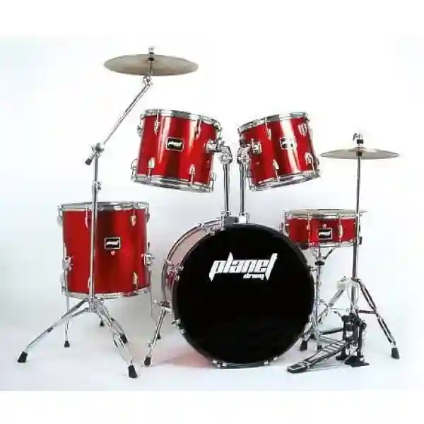 Planet Drum P-2000 - batteria acustica completa -  rosso metallizzato