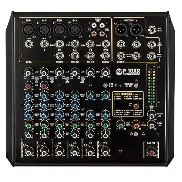 RCF F10xr - Mixer 10 canali con effetti +Usb
