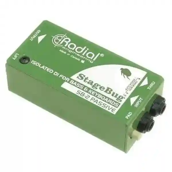 Radial SB-2 DI Box passiva professionale ideale chitarra acustica basso tastiere