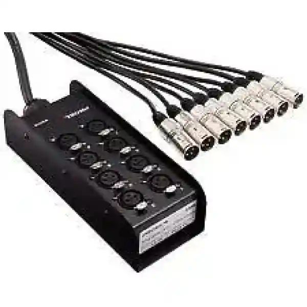 Proel ebn8 stage box ciabatta audio 8 canali 10