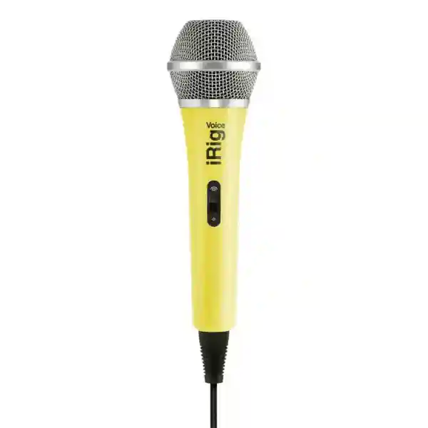 IK MULTIMEDIA I RIG VOICE YELLOW MICROFONO PALMARE GIALLO