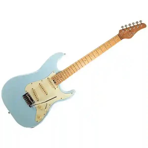 SCHECTER Route 66 Chicago SSS Sugar Paper Blue -CHITARRA ELETTRICA SUGAR PAPER BLUE