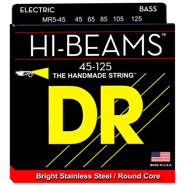 DR STRINGS MR5-45 Hi Beams CORDE PER BASSO A 5 CORDE - 045/125