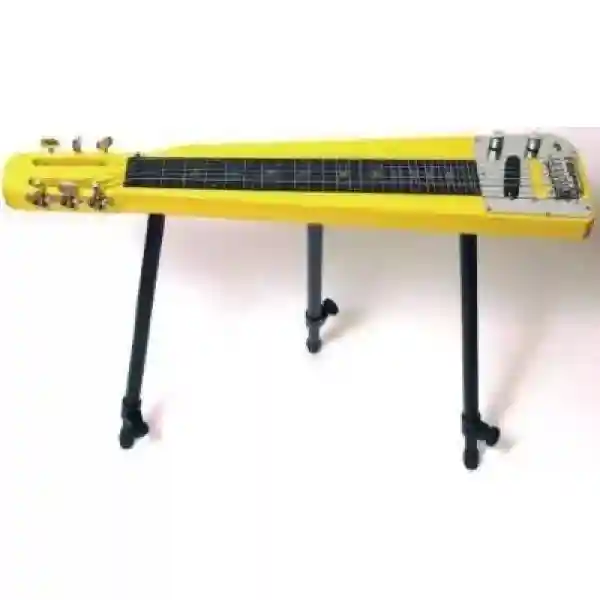 Artisan Ea2Yl Lap Steel Gialla Con Supporto E Borsa