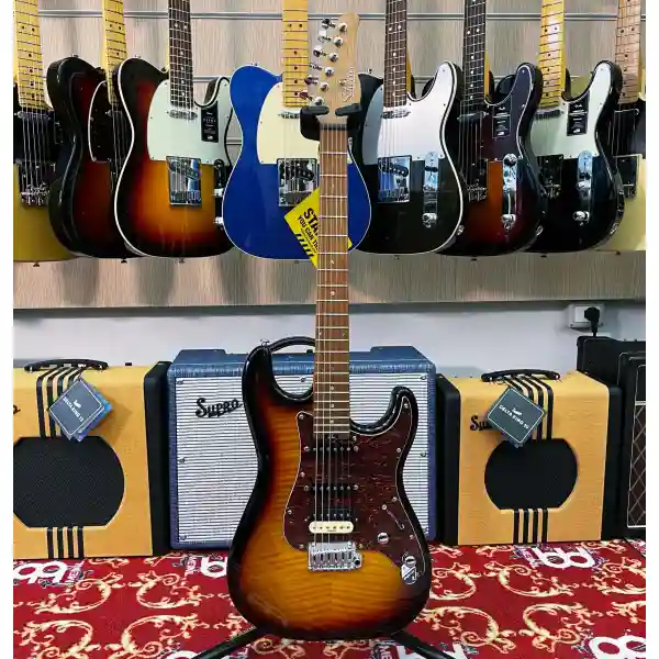 SCHECTER TRADITIONAL R66 ELITE VINTAGE ACERO ROASTED 3TSB SCH3866