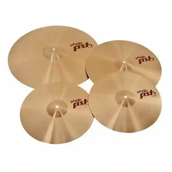 Paiste PST7 Medium Universal set (Hi-hat 14 - Crash 16 - Ride 20) - Set di piatti
