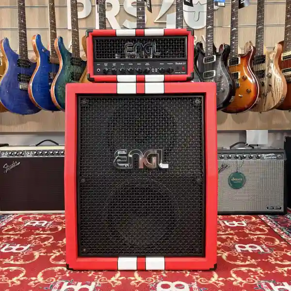 Engl E633 Testata Fireball 25- 40th Anniversary Limited Edition + Engl E212VB Pro 40TH Anniversary Limited Edition Per Chitarra Elettrica