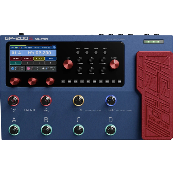 Valeton GP-200X Pedale Multieffetto Per Chitarra