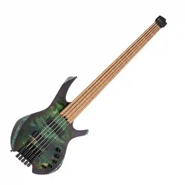 Cort Artisan Space 5 Star Dust Green + Bag - Basso Elettrico Headless 5 Corde