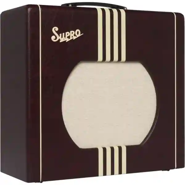 Supro Delta King 12 Combo 1x12  Burgundy/Cream Limited Edition - Amplificatore Combo Per Chitarra 12" 15W