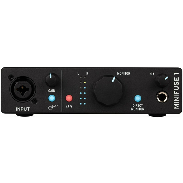 Arturia Minifuse 1 Black - Scheda Audio USB C, 1-In Combo / 2-Out Nera