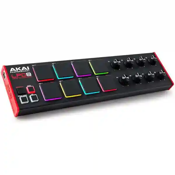 Akai Professional LPD8 MKII - Pad Controller USB Midi Con 8 Pad / 8 Potenziometri Rotativi