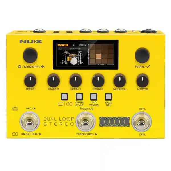 Nux Dual Loop Stereo - Pedale Looper Per Chitarra