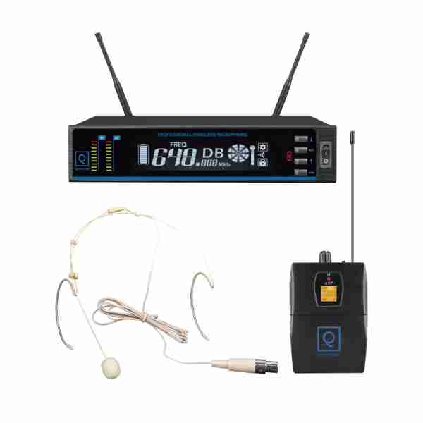 Oqan Qwm-1 Headset 863-865 Mhz Sistema Wireless Headset