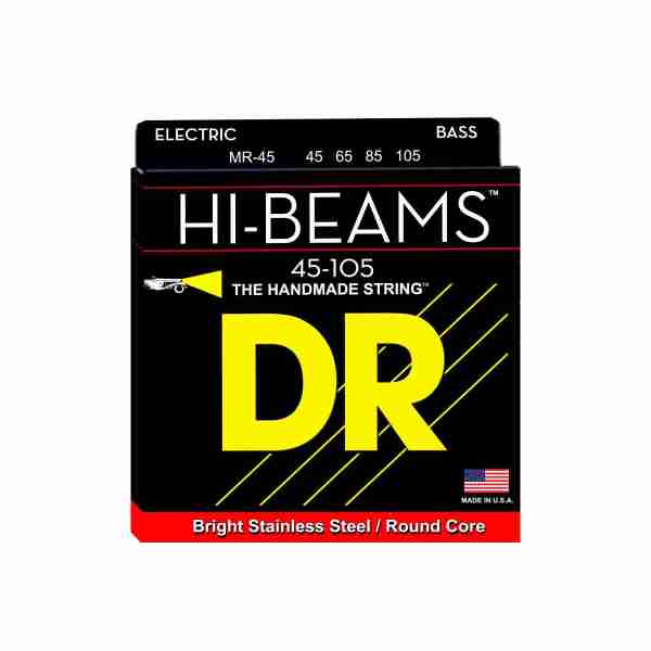 Dr Strings MR-45 Hi-Beams Muta Di Corde Per Basso a 4 Corde - 045/105