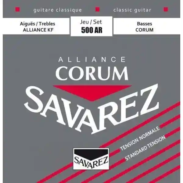 Savarez 500AR Alliance Corum - Set Di 6 Corde In Carbonio Per Chitarra Classica Silver Wound - 024/042