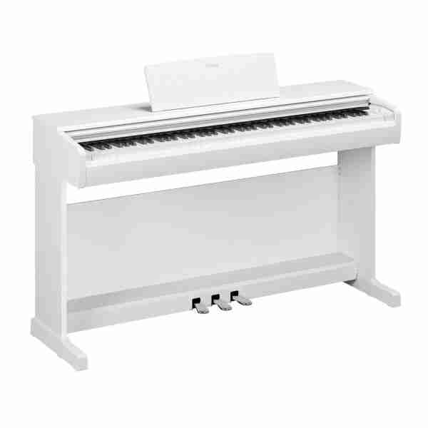 Yamaha YDP-146WH White Pianoforte Digitale Con Tastiera GHS e Campionamento Yamaha CFX Bianco
