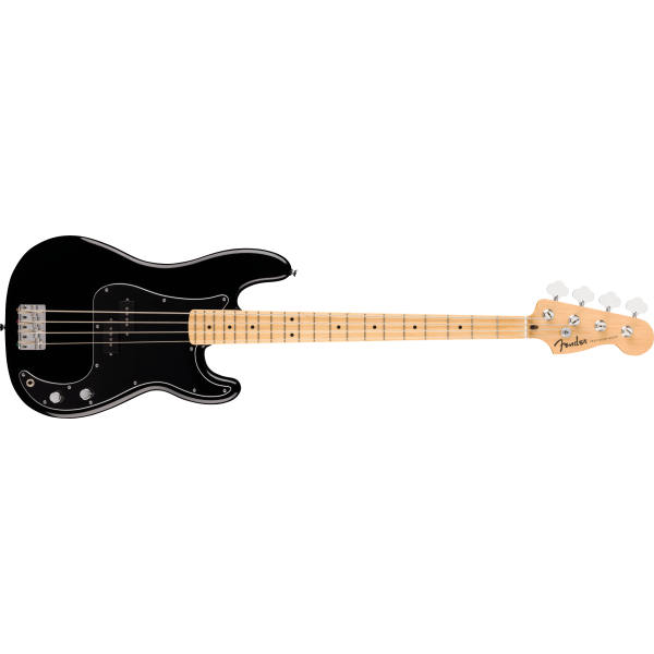 Fender Squier Standard Precision Bass Maple Fingerboard Black Pickguard Black LTD - Basso Elettrico