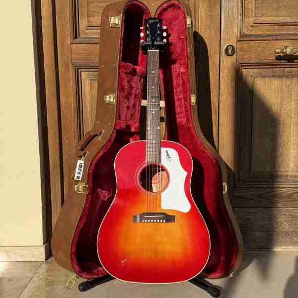 Gibson Original J-45 60s Fixed Bridge Vintage Cherry Sunburst OCRS4560HFVCS