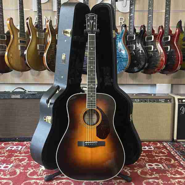 FENDER PM-1 Deluxe Dreadnought SB Vintage Sunburst + Hardcase Chitarra Acustica Elettrificata