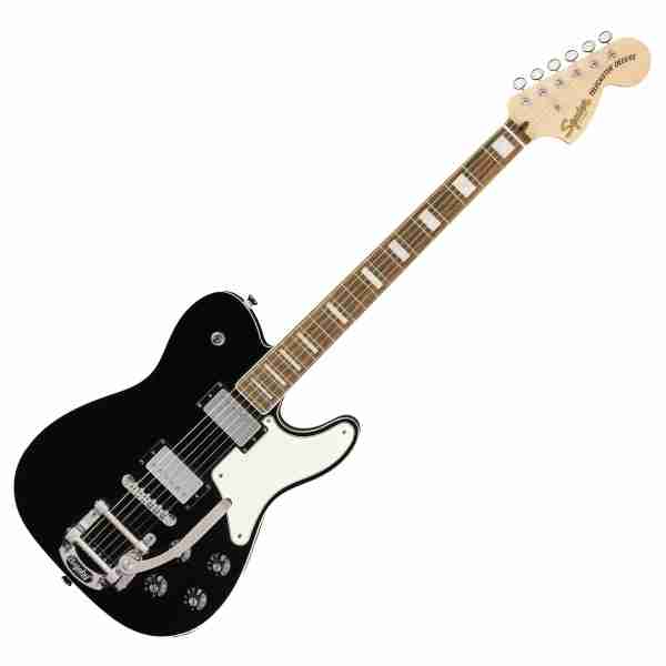 Fender Squier Paranormal Troublemaker Telecaster Deluxe Bigsby Black - Chitarra Elettrica Nera